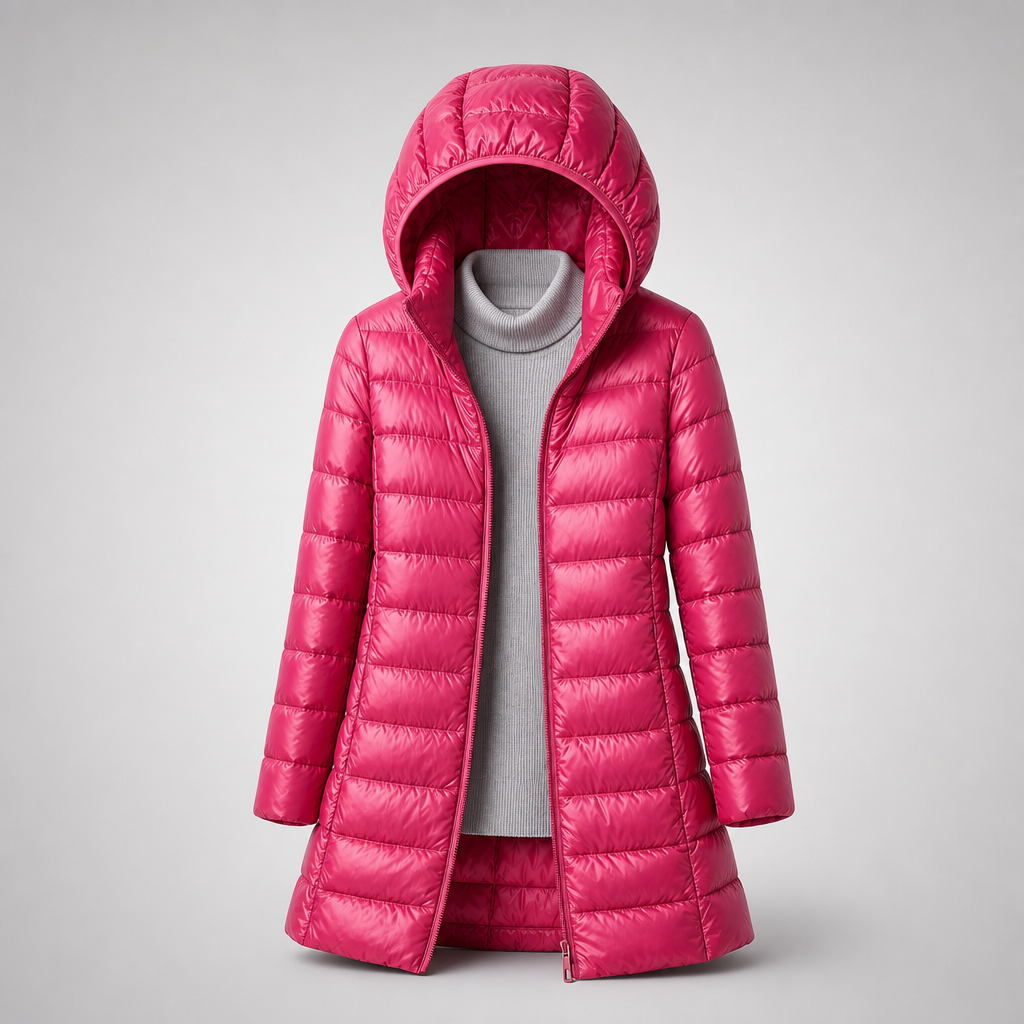 Aerlume Ultralight Down Jacket - Burgundy Red