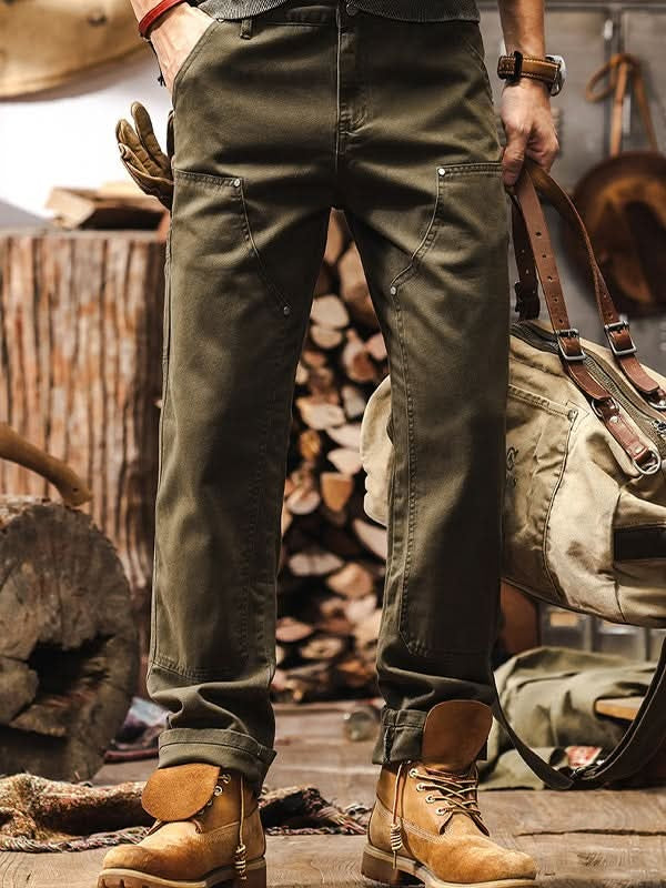 Brompton Rugged Straight-Leg Utility Trousers – Product image 02