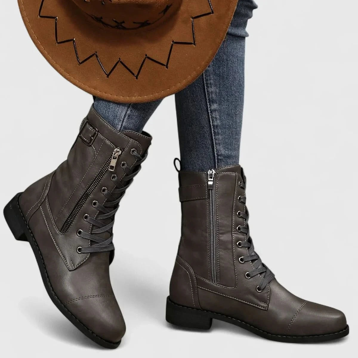 Wrenford Lace-Up Leather Boots – Product image 07