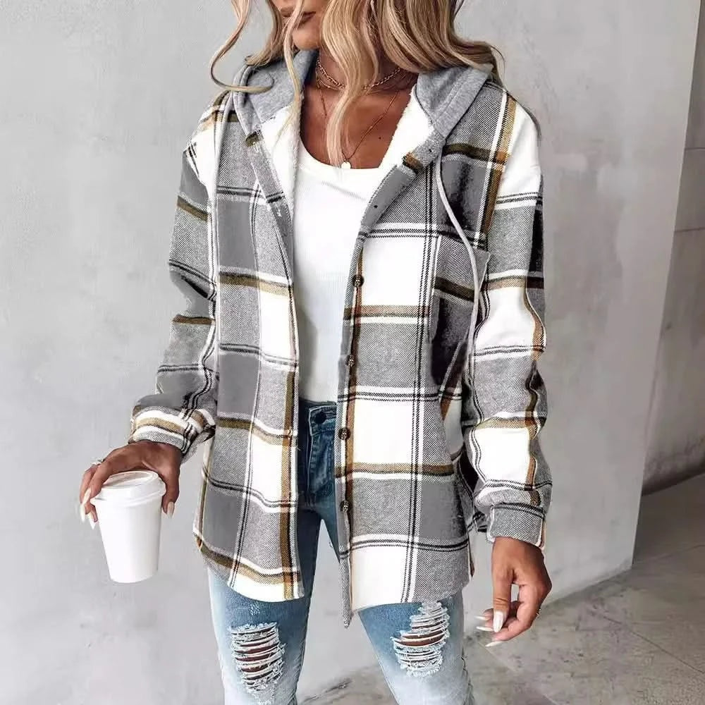 Braemar Plaid Hooded Coat – Product image 06