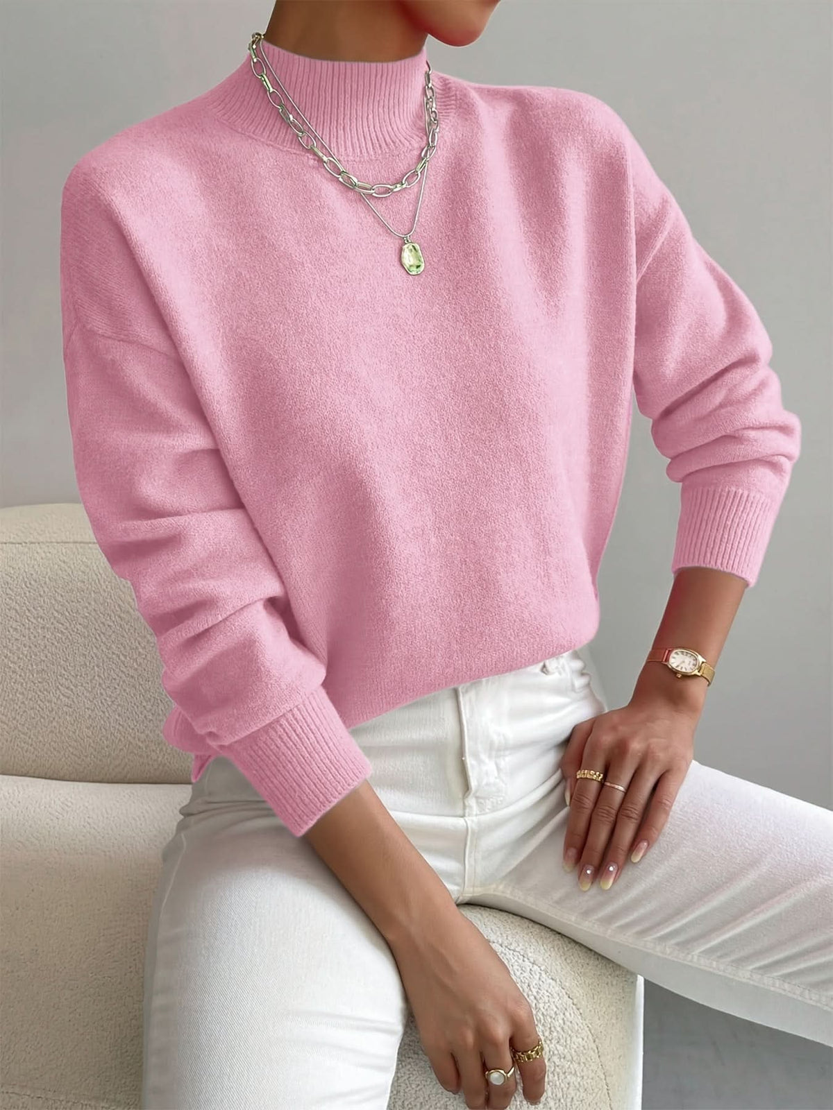 Lyra Soft Roll-Neck Jumper – Product image 03