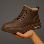 Northwick Fleece-Lined Leather Sneakers – Product image 01